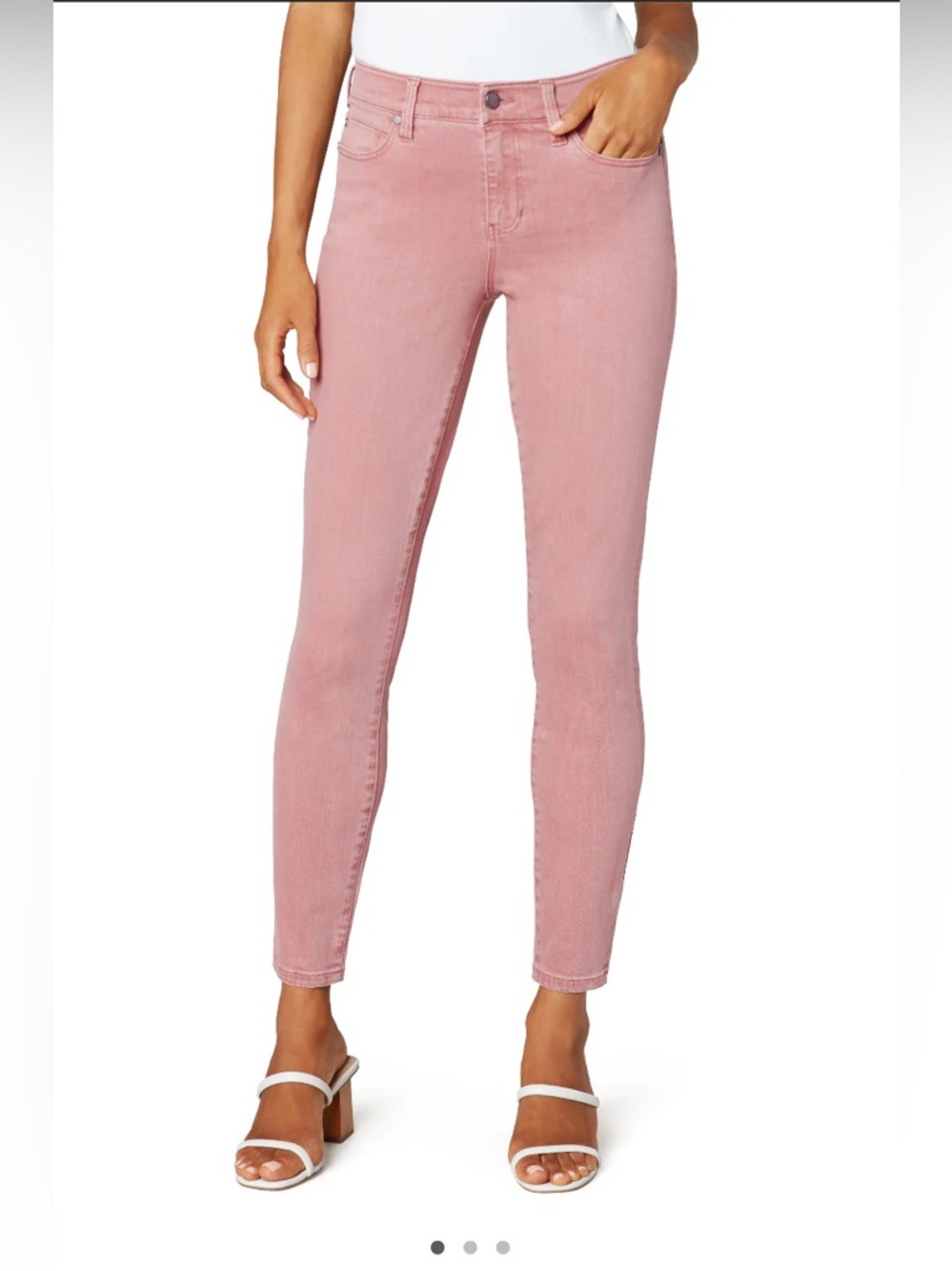 Liverpool Mauve Blush Abby Ankle Skinny Jeans